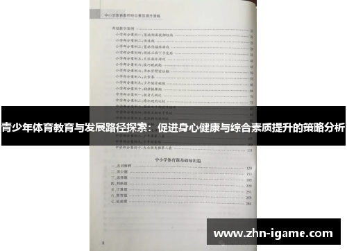 青少年体育教育与发展路径探索：促进身心健康与综合素质提升的策略分析